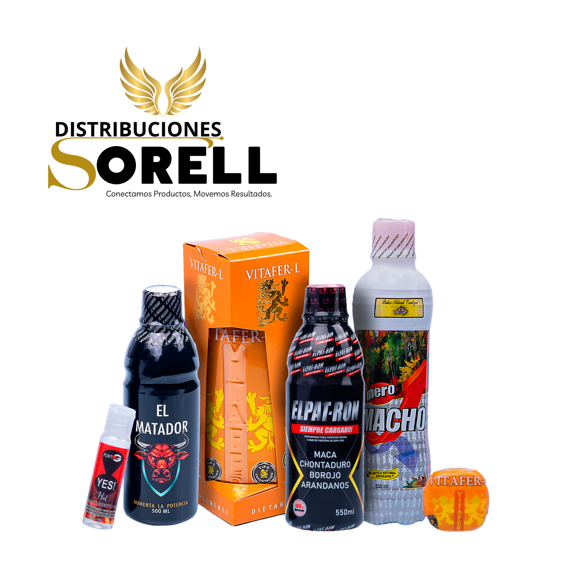 COMBO VITAFER+MATADOR+PATRON+MERO MACHO+OBSEQUIOS