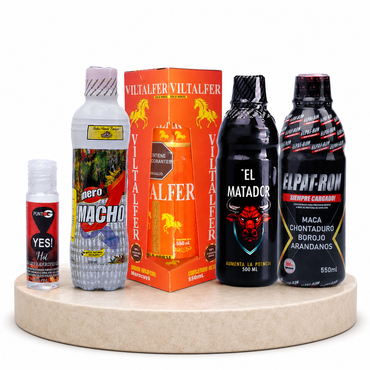 COMBO MERO MACHO+VILTALFER+MATADOR+PATRON+LUBRICANTE