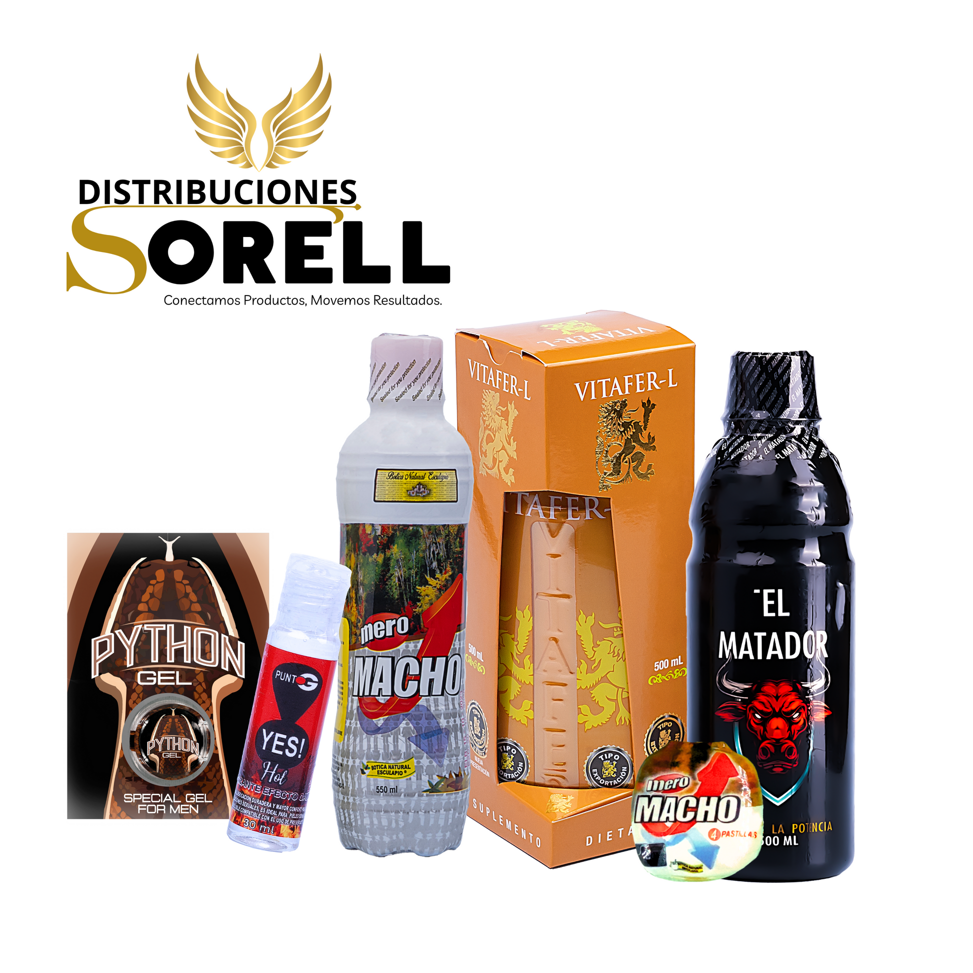COMBO MERO MACHO+VITAFER+MATADOR+YES+PYTHON