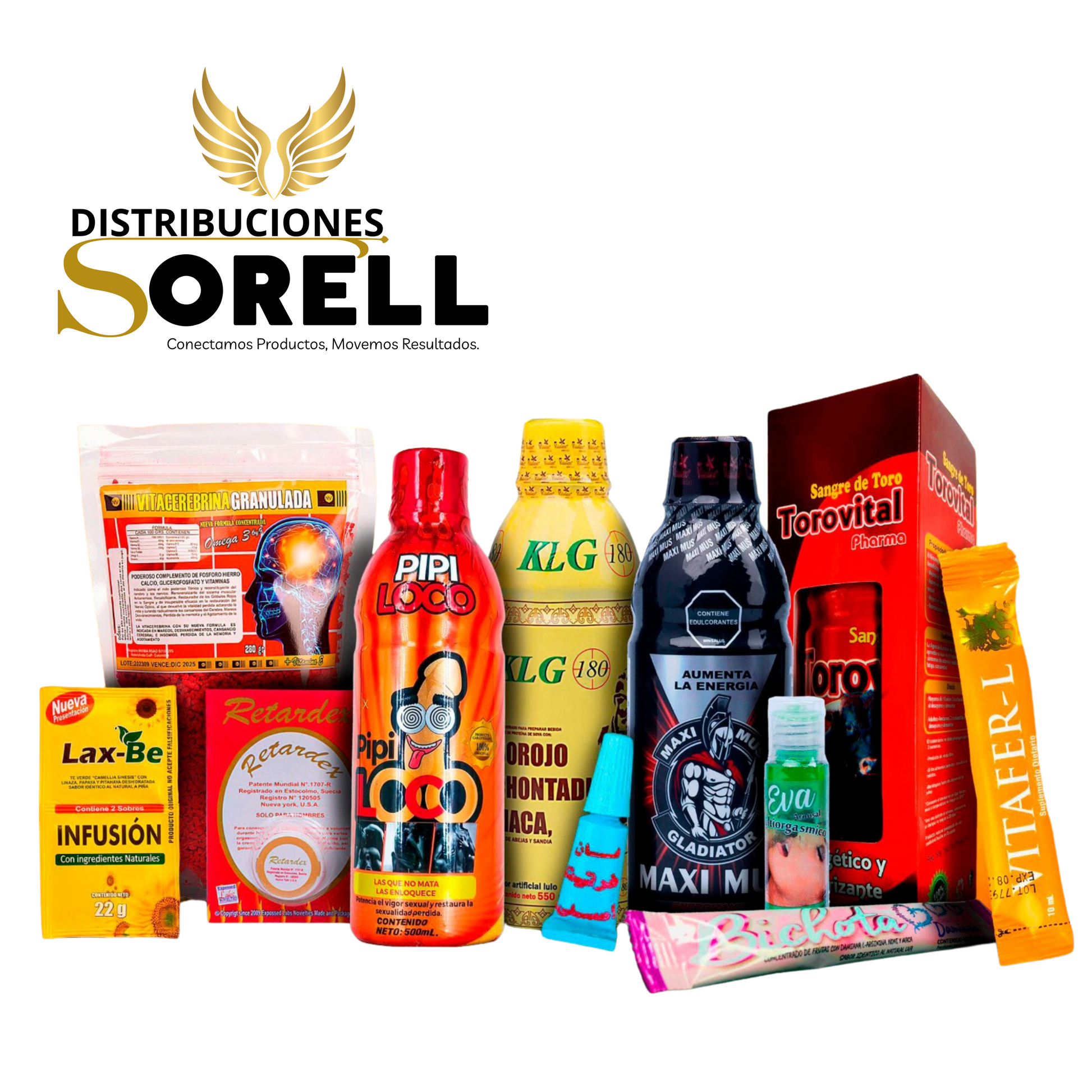 COMBO PIPI LOCO+KLG+GLADIATHOR+TORO VITAL+VITAL GRANULADA+OBSEQUIOS