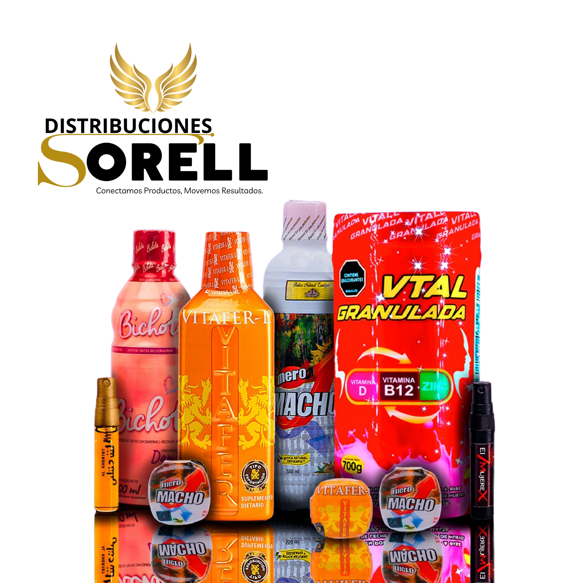 COMBO VITAL GRANULADA+MERO MACHO+VITAFER+BICHOTA+OBSEQUIOS