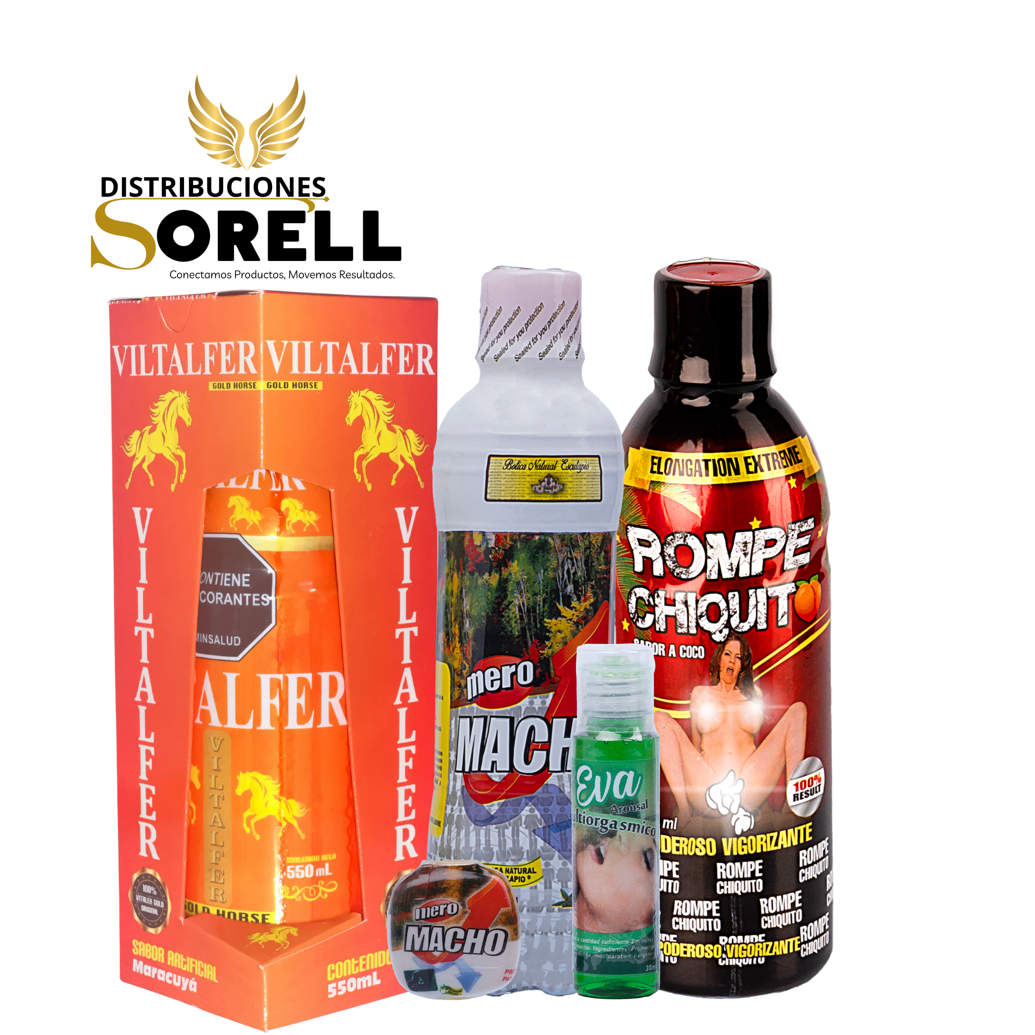 COMBO: VILTALFER+MERO MACHO+ROMPE CHIQUITO