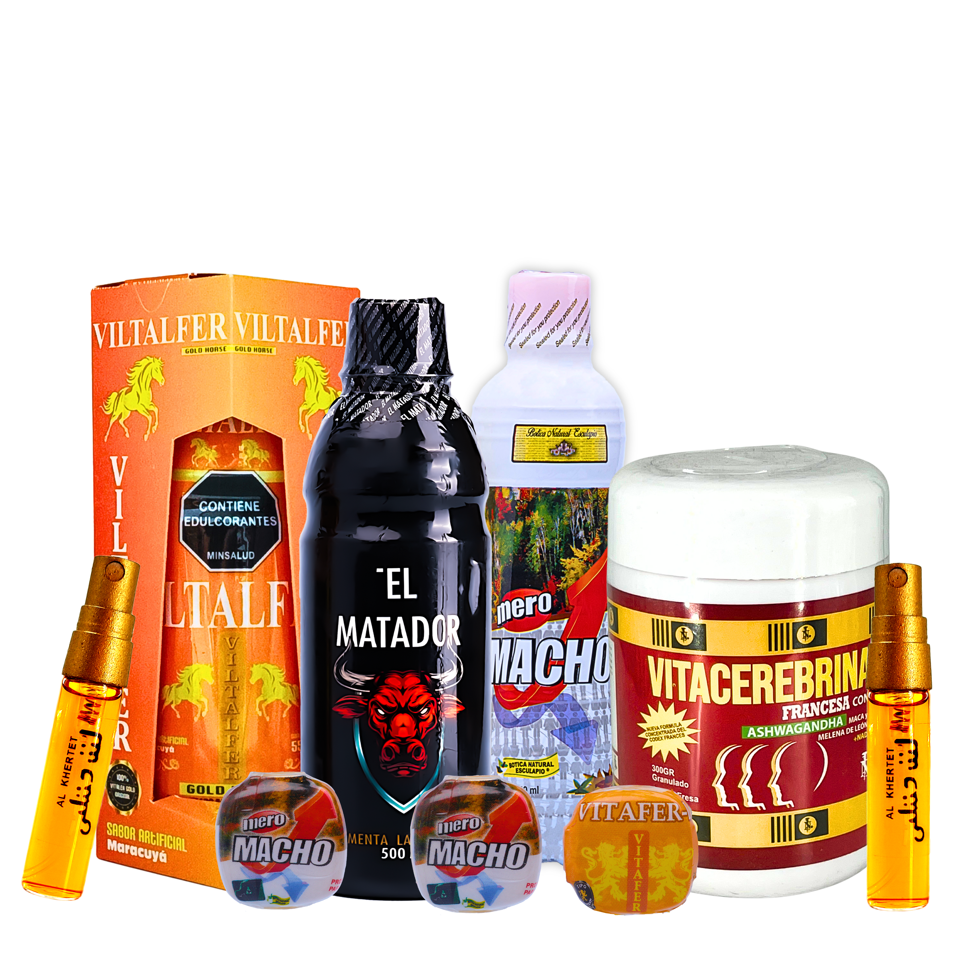 COMBO MERO MACHO+VITAFER+MATADOR+VITAL GRANULADA+OBSEQUIOS
